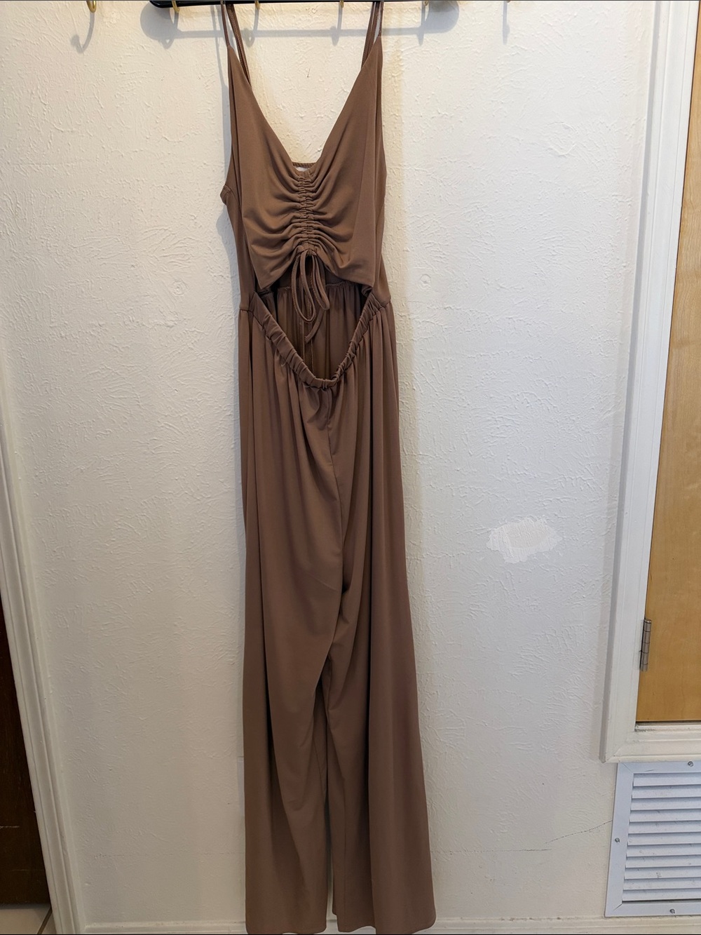 Love Tree Ruched Cutout Jumpsuit